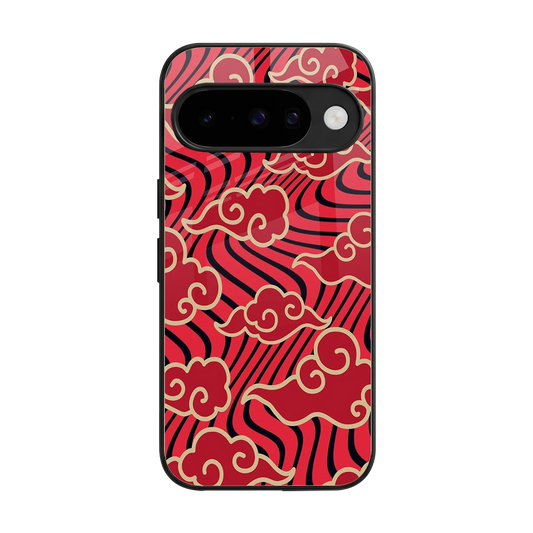 Vermilion Anime back phone cover | glass case for google pixel 10