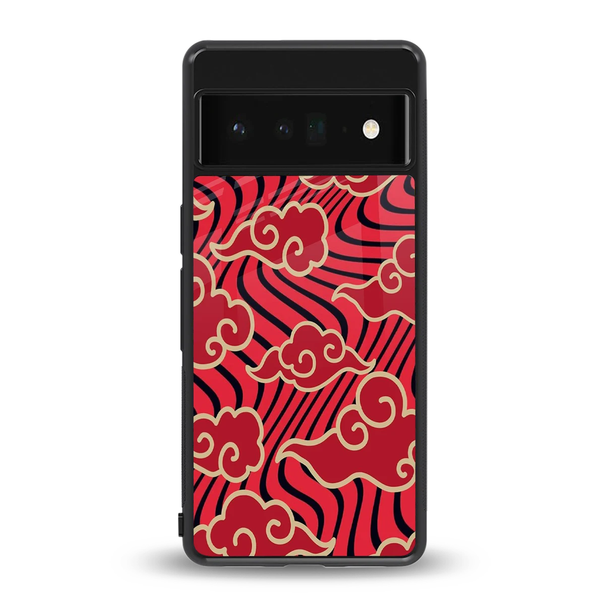 Vermilion Anime back phone cover | glass case for google pixel 6 pro