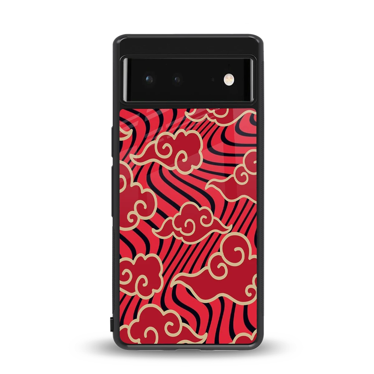 Vermilion Anime back phone cover | glass case for google pixel 6