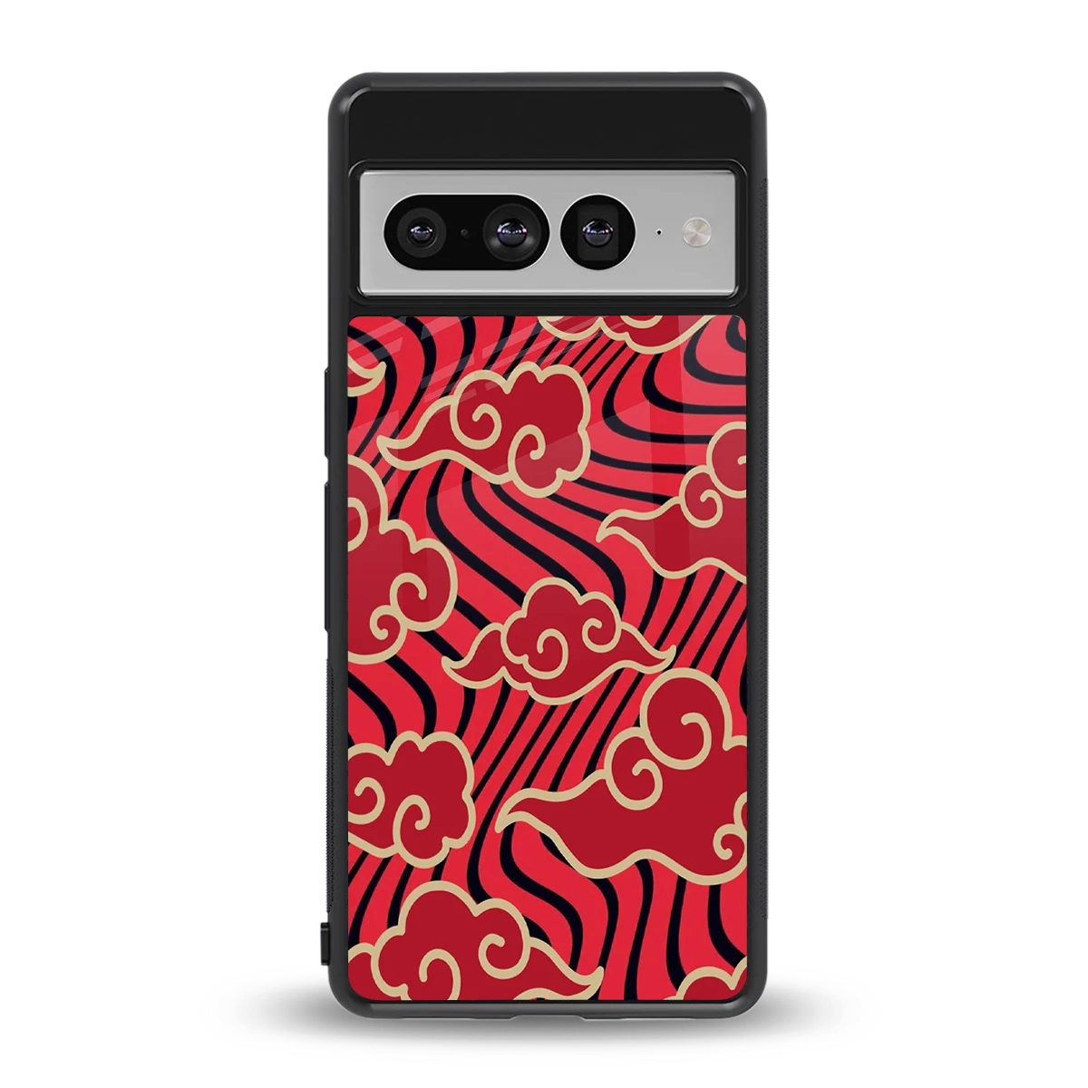 Vermilion Anime back phone cover | glass case for google pixel 7 pro