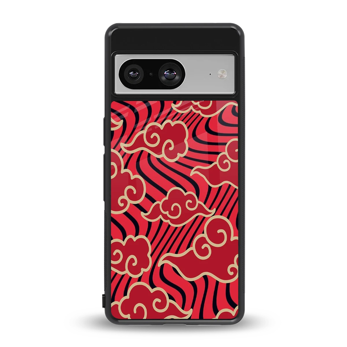 Vermilion Anime back phone cover | glass case for google pixel 8