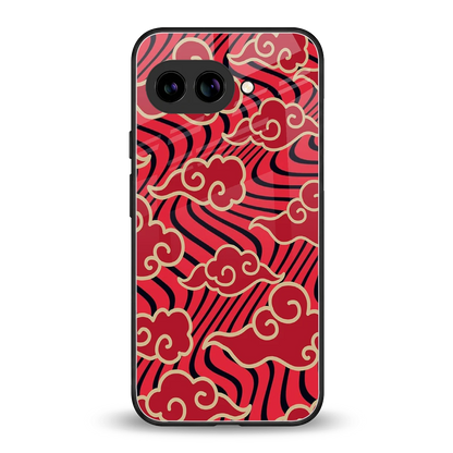 Vermilion Anime back phone cover | glass case for google pixel 10a