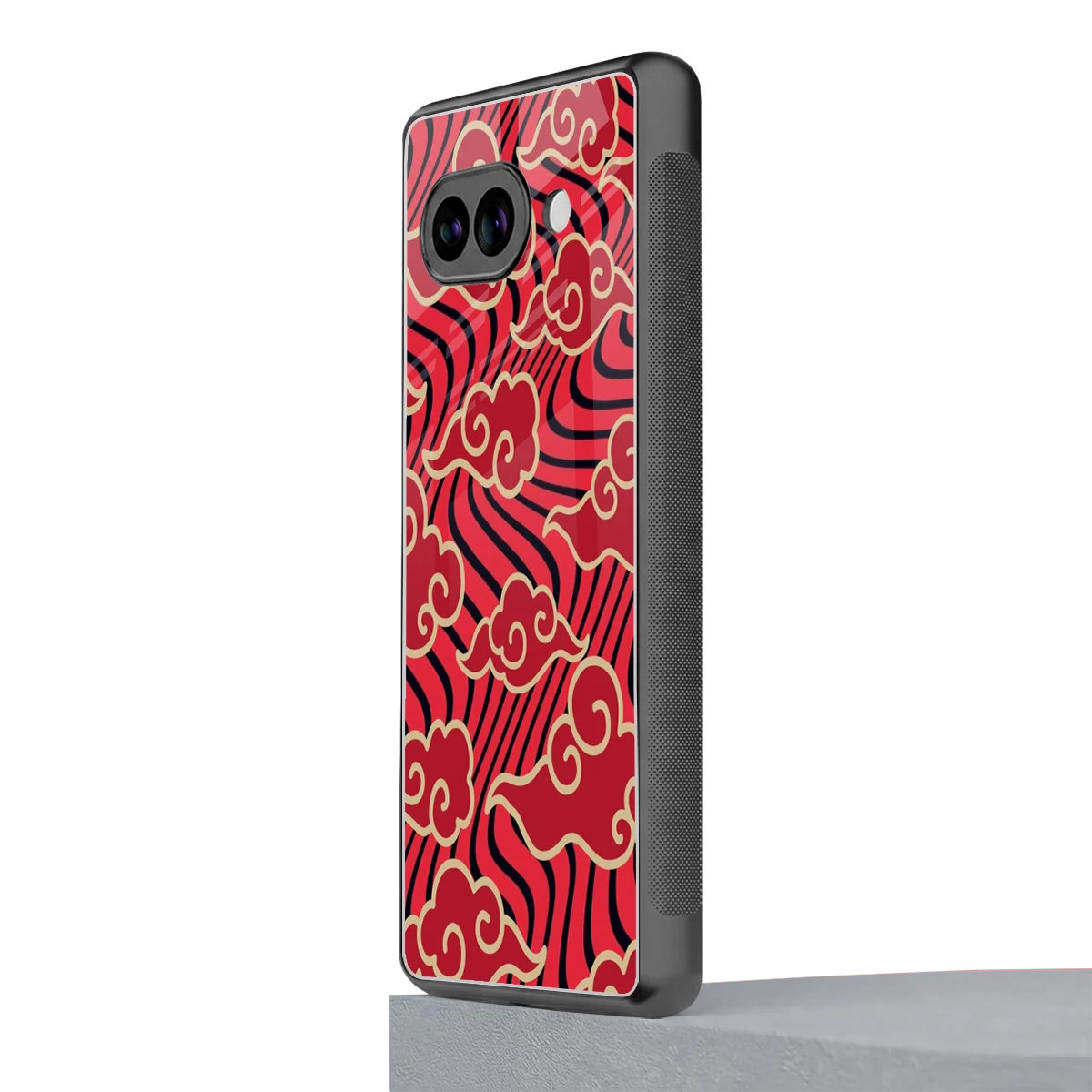 Vermilion Anime google pixel 10a mobile cover | shockproof glass phone case
