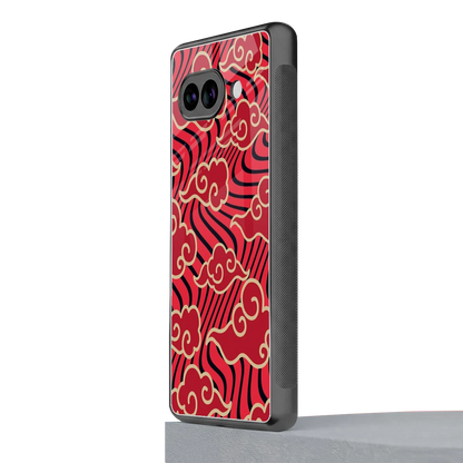 Vermilion Anime google pixel 10a mobile cover | shockproof glass phone case