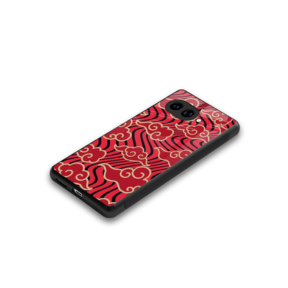 Vermilion Anime stylish phone case for google pixel 10a | glossy glass and slim fit