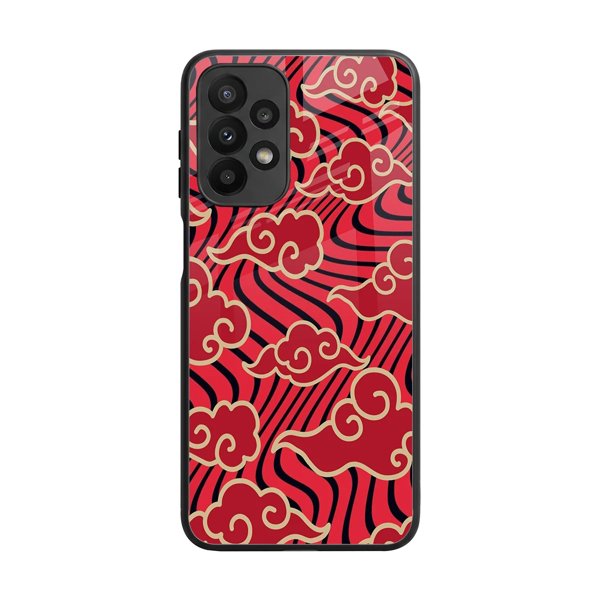 Vermilion Anime back phone cover | glass case for samsung galaxy a23