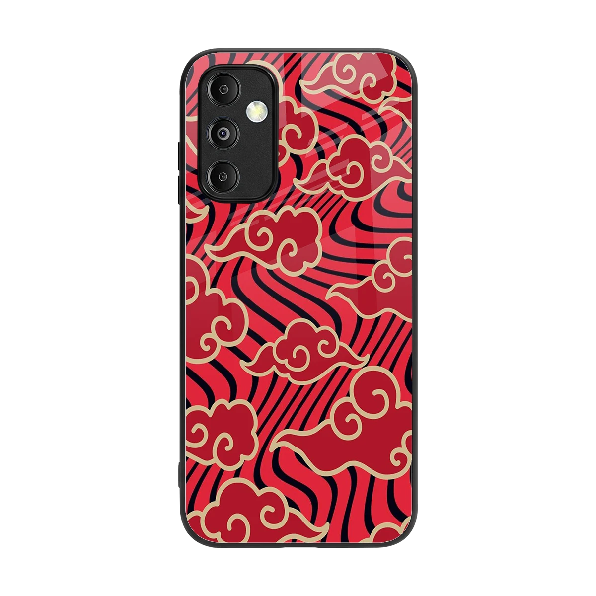Vermilion Anime back phone cover | glass case for samsung galaxy m14 5g