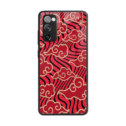 Vermilion Anime back phone cover | glass case for samsung galaxy s20 fe