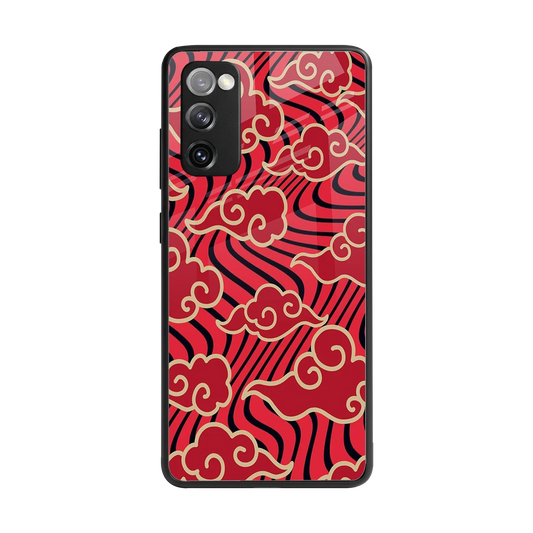 Vermilion Anime back phone cover | glass case for samsung galaxy s20 fe