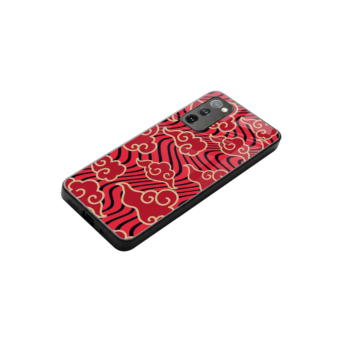 Vermilion Anime stylish phone case for samsung galaxy s20 fe | glossy glass and slim fit