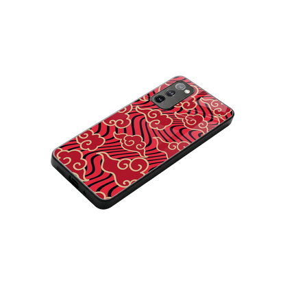 Vermilion Anime stylish phone case for samsung galaxy s20 fe | glossy glass and slim fit