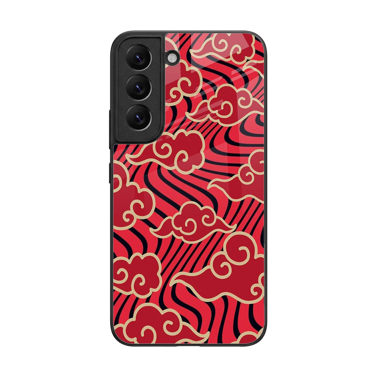 Vermilion Anime back phone cover | glass case for samsung galaxy s22