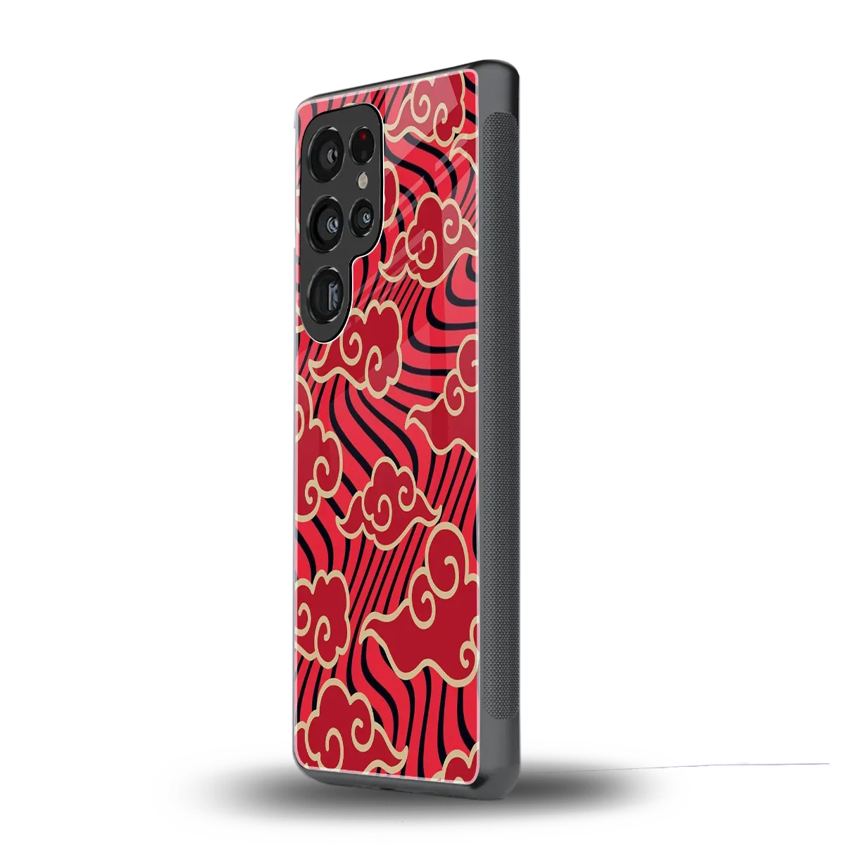Vermilion Anime samsung galaxy s25 ultra mobile cover | shockproof glass phone case