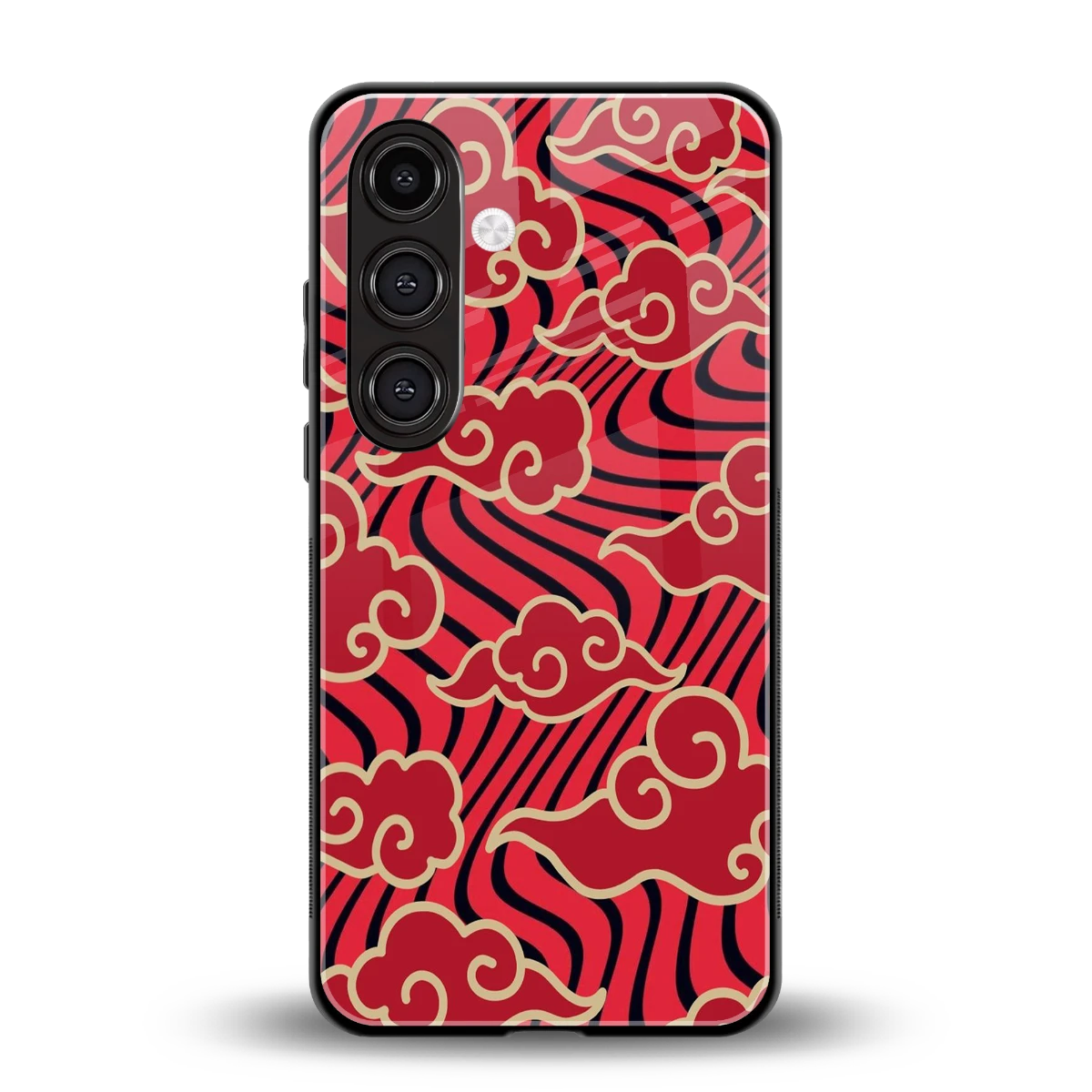 Vermilion Anime back phone cover | glass case for samsung galaxy s23 plus