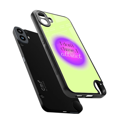 Vibe Magnet sleek cmf nothing phone 1 cover with tempered glass back and TPU edges