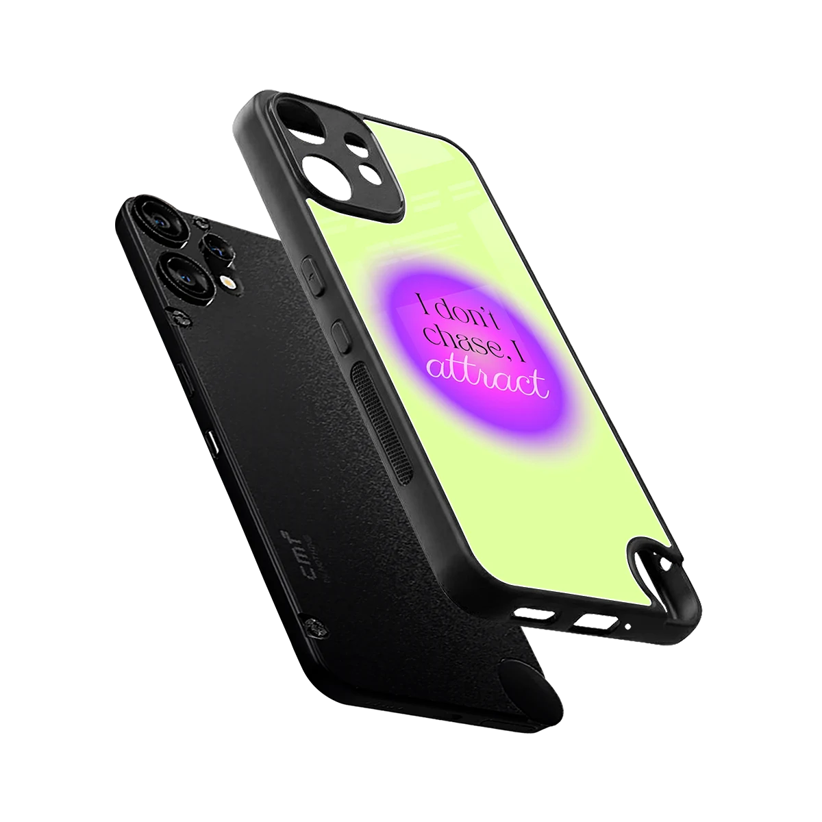 Vibe Magnet sleek cmf nothing phone 2 pro cover with tempered glass back and TPU edges