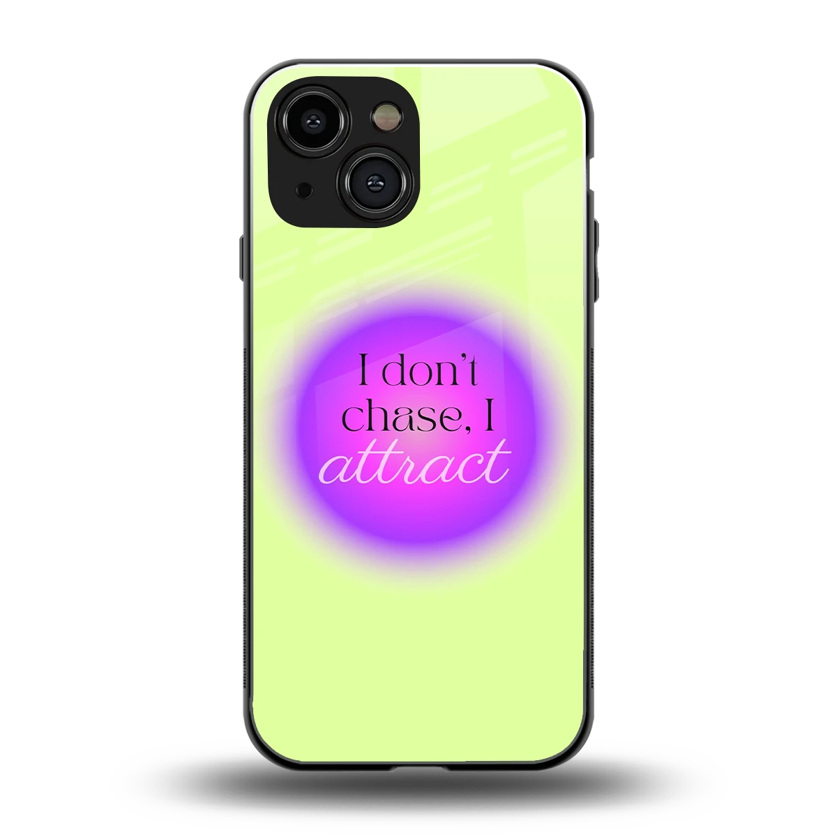 Vibe Magnet back phone cover | glass case for iphone 12 mini