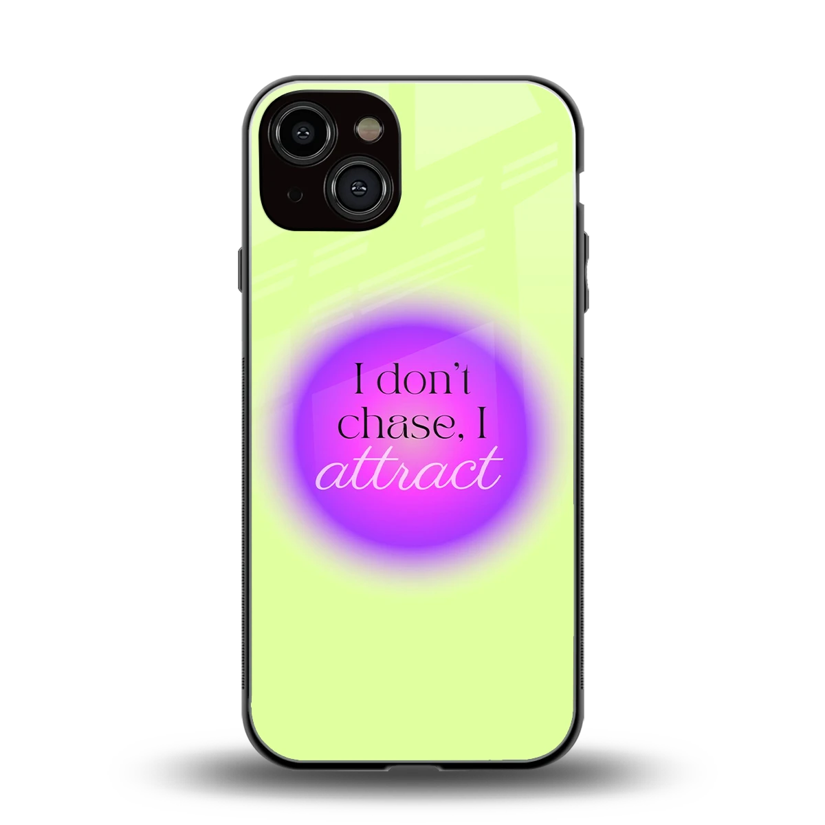 Vibe Magnet back phone cover | glass case for iphone 13
