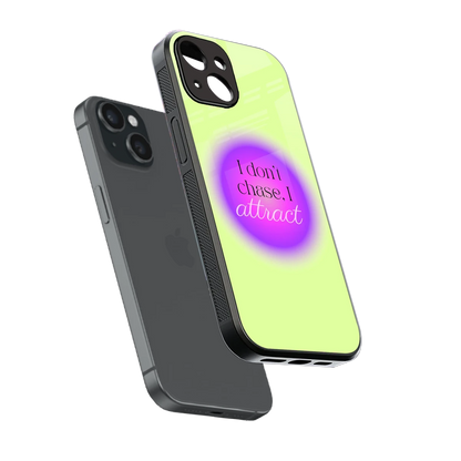 Vibe Magnet sleek iphone 13 cover with tempered glass back and TPU edges