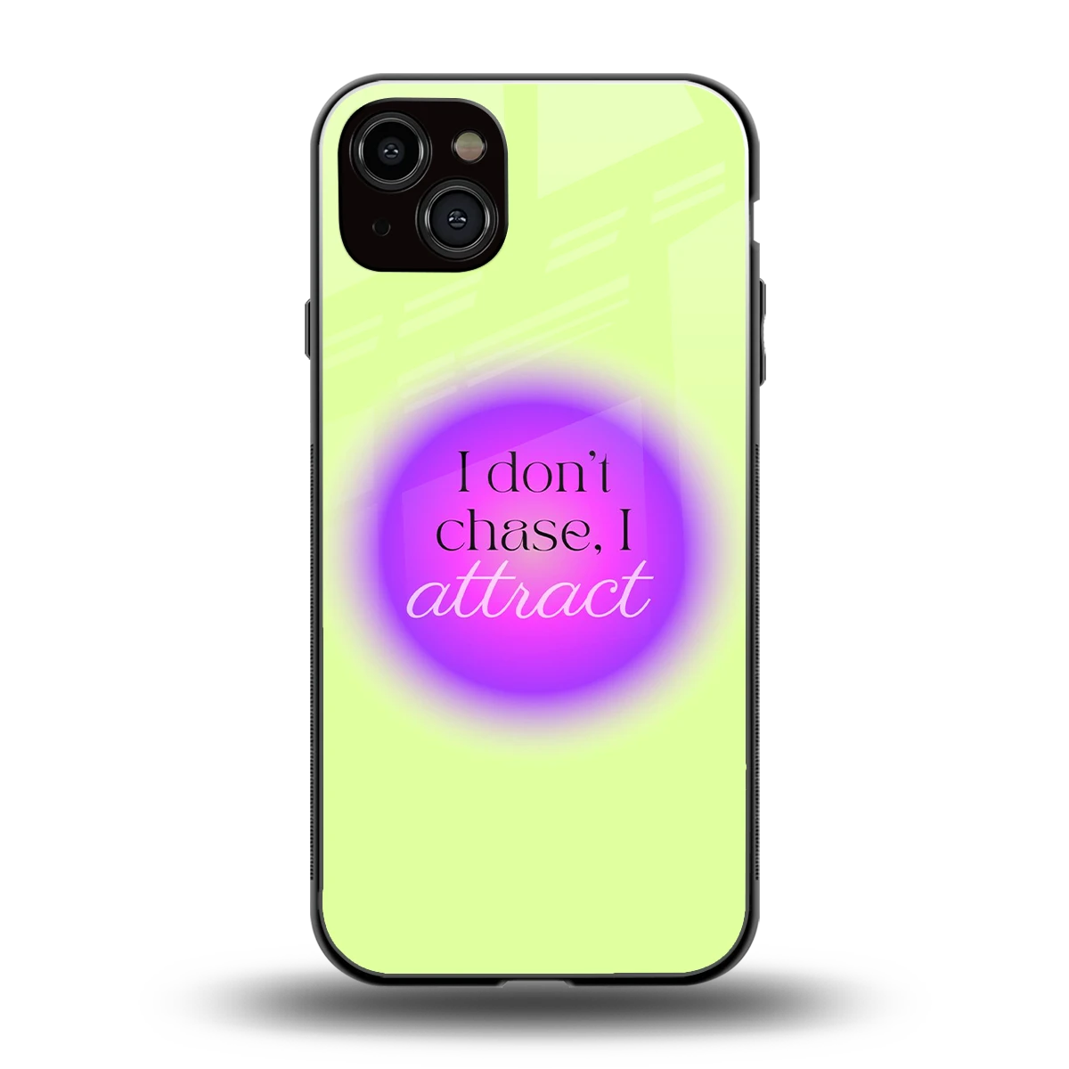 Vibe Magnet back phone cover | glass case for iphone 14 plus