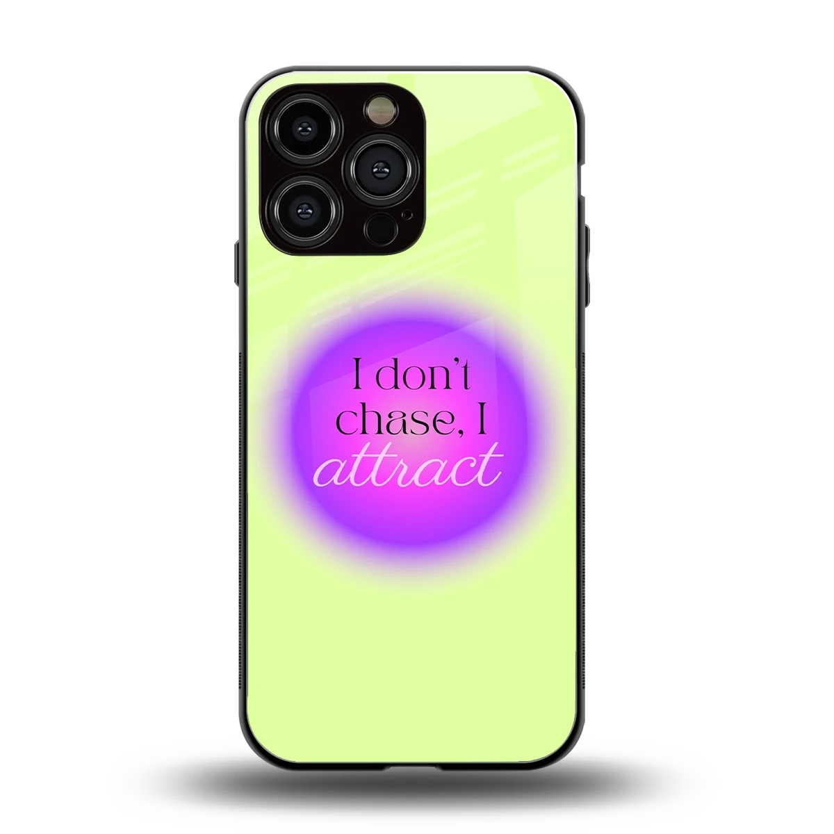 Vibe Magnet back phone cover | glass case for iphone 15 pro max