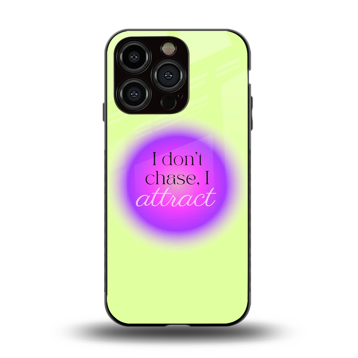 Vibe Magnet back phone cover | glass case for iphone 15 pro
