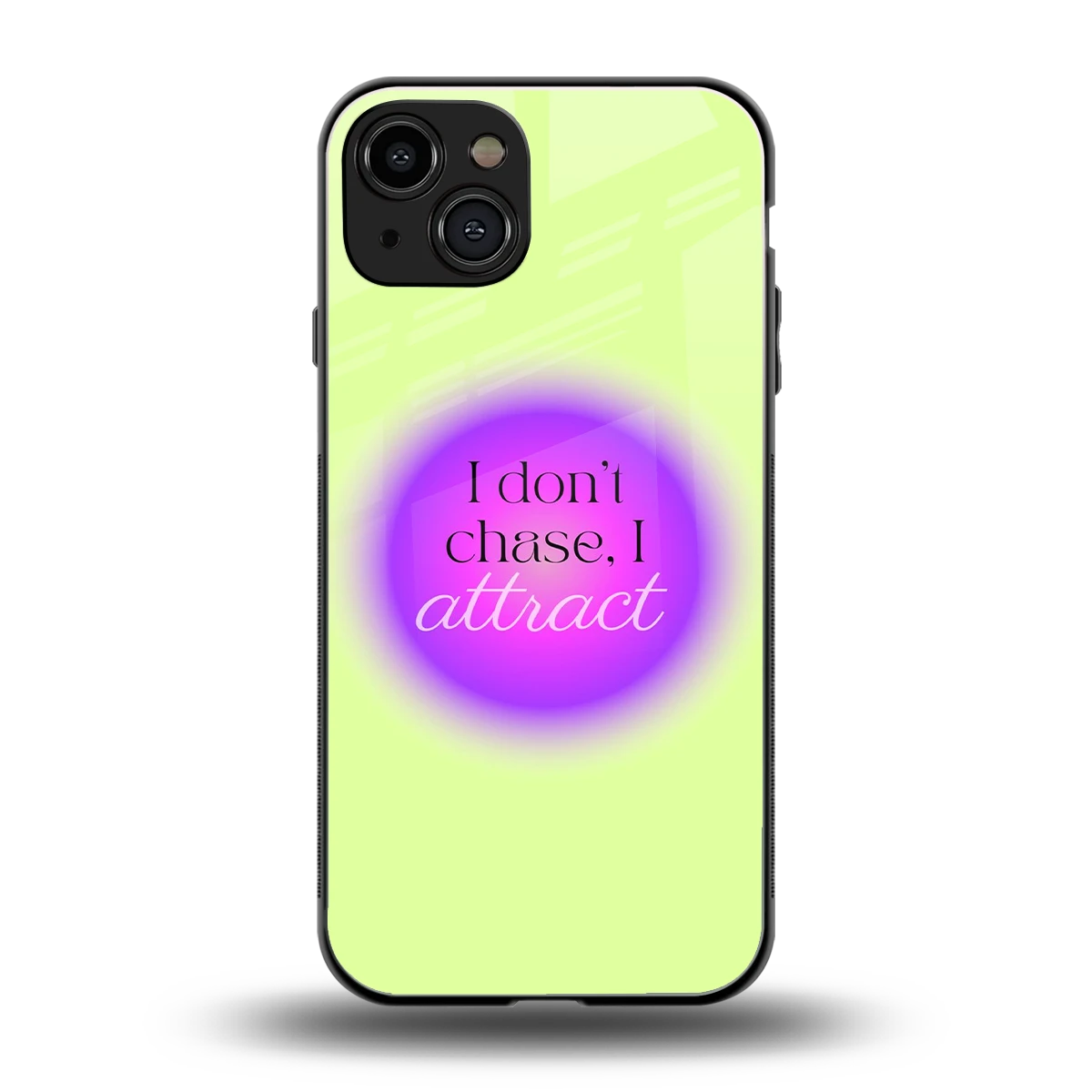 Vibe Magnet back phone cover | glass case for iphone 15