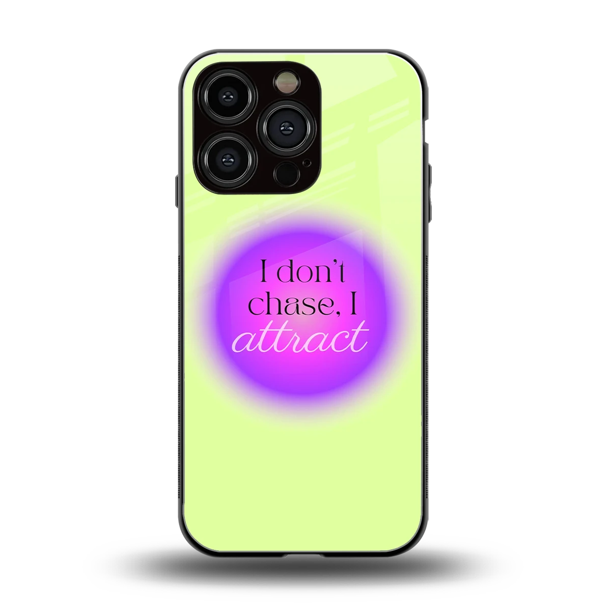 Vibe Magnet back phone cover | glass case for iphone 16 pro