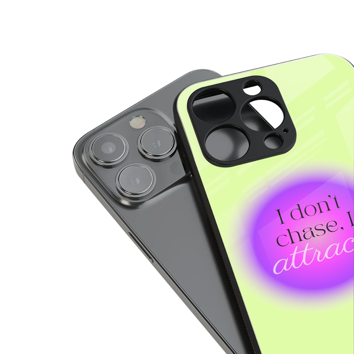 Vibe Magnet stylish phone case for iPhone 16 | glossy glass and slim fit