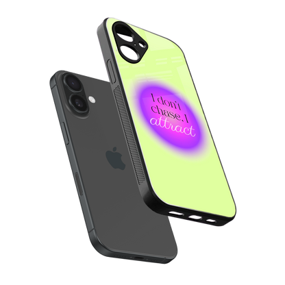 Vibe Magnet sleek iPhone 16 cover with tempered glass back and TPU edges