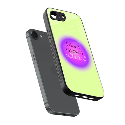 Vibe Magnet sleek iphone 16e cover with tempered glass back and TPU edges