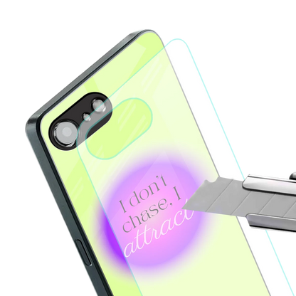 Vibe Magnet stylish phone case for iphone 16e | glossy glass and slim fit