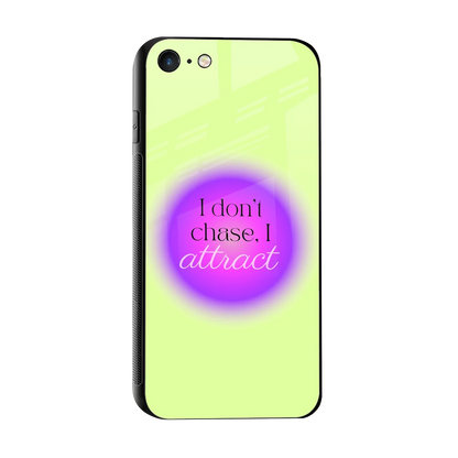 Vibe Magnet sleek iphone 7 cover with tempered glass back and TPU edges
