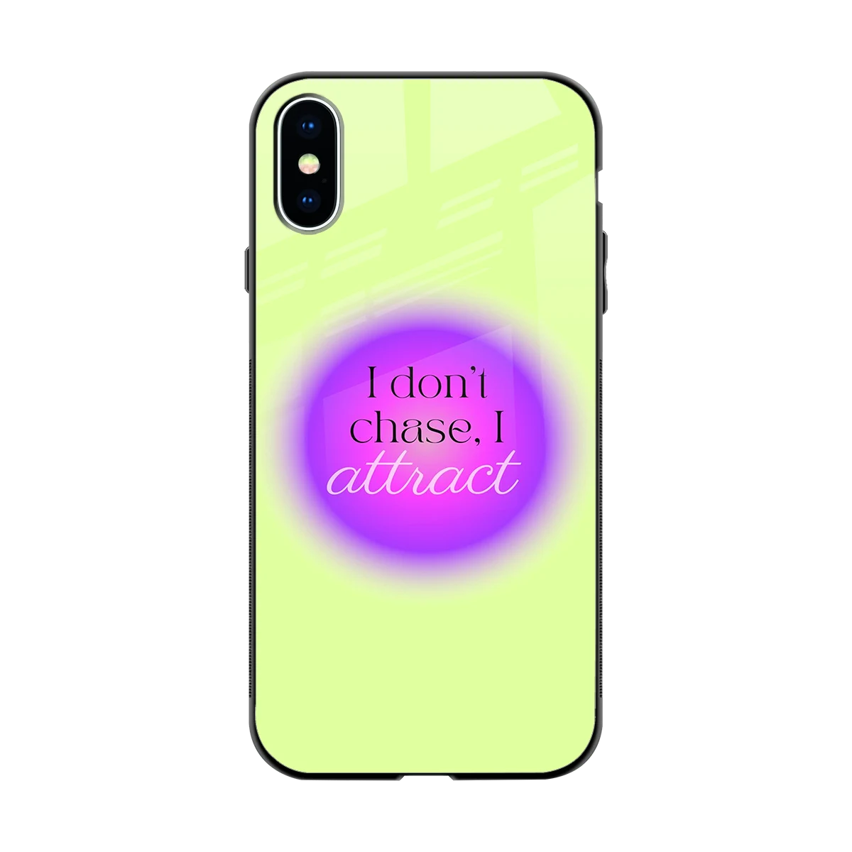 Vibe Magnet back phone cover | glass case for iphone xs
