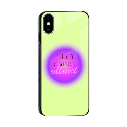 Vibe Magnet sleek iphone x cover with tempered glass back and TPU edges