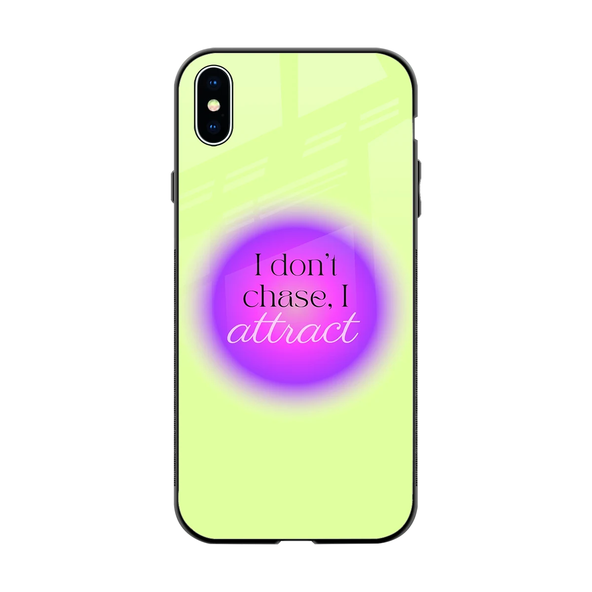 Vibe Magnet back phone cover | glass case for iphone xs max