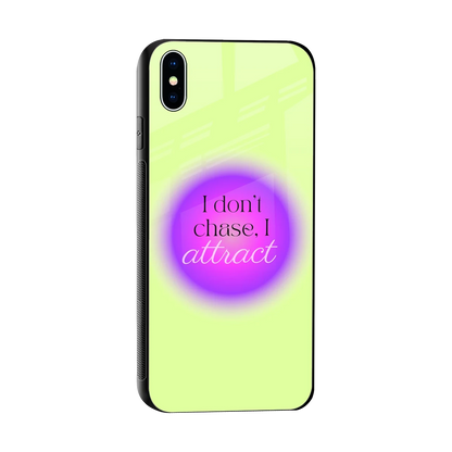 Vibe Magnet sleek iphone xs max cover with tempered glass back and TPU edges