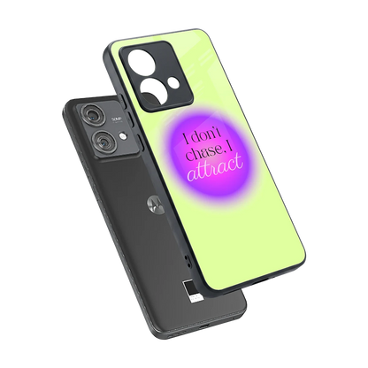 Vibe Magnet sleek motorola edge 40 neo 5g cover with tempered glass back and TPU edges