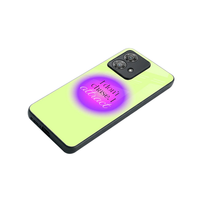 Vibe Magnet stylish phone case for motorola edge 40 neo 5g | glossy glass and slim fit