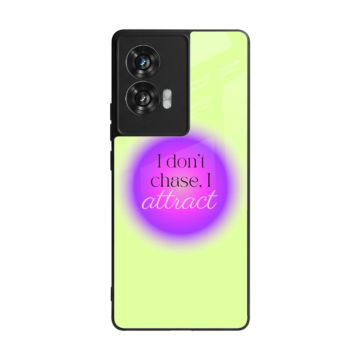 Vibe Magnet back phone cover | glass case for motorola edge 50 fusion