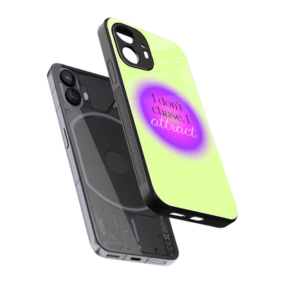 Vibe Magnet sleek nothing phone 2 cover with tempered glass back and TPU edges