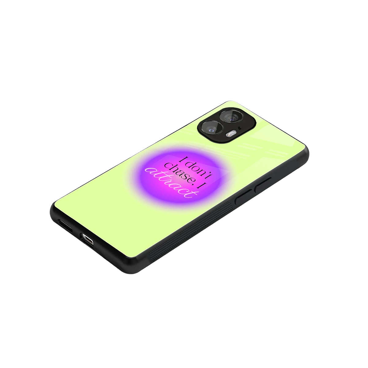 Vibe Magnet stylish phone case for nothing phone 2 | glossy glass and slim fit