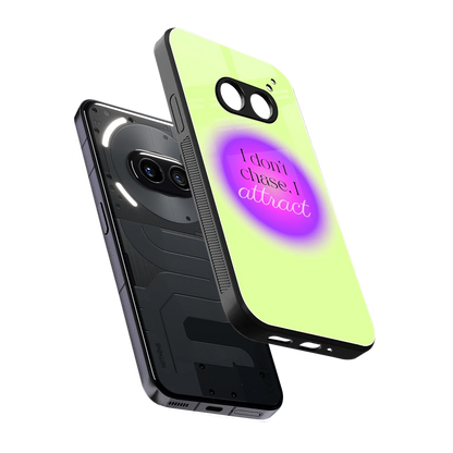 Vibe Magnet sleek nothing phone 2a cover with tempered glass back and TPU edges
