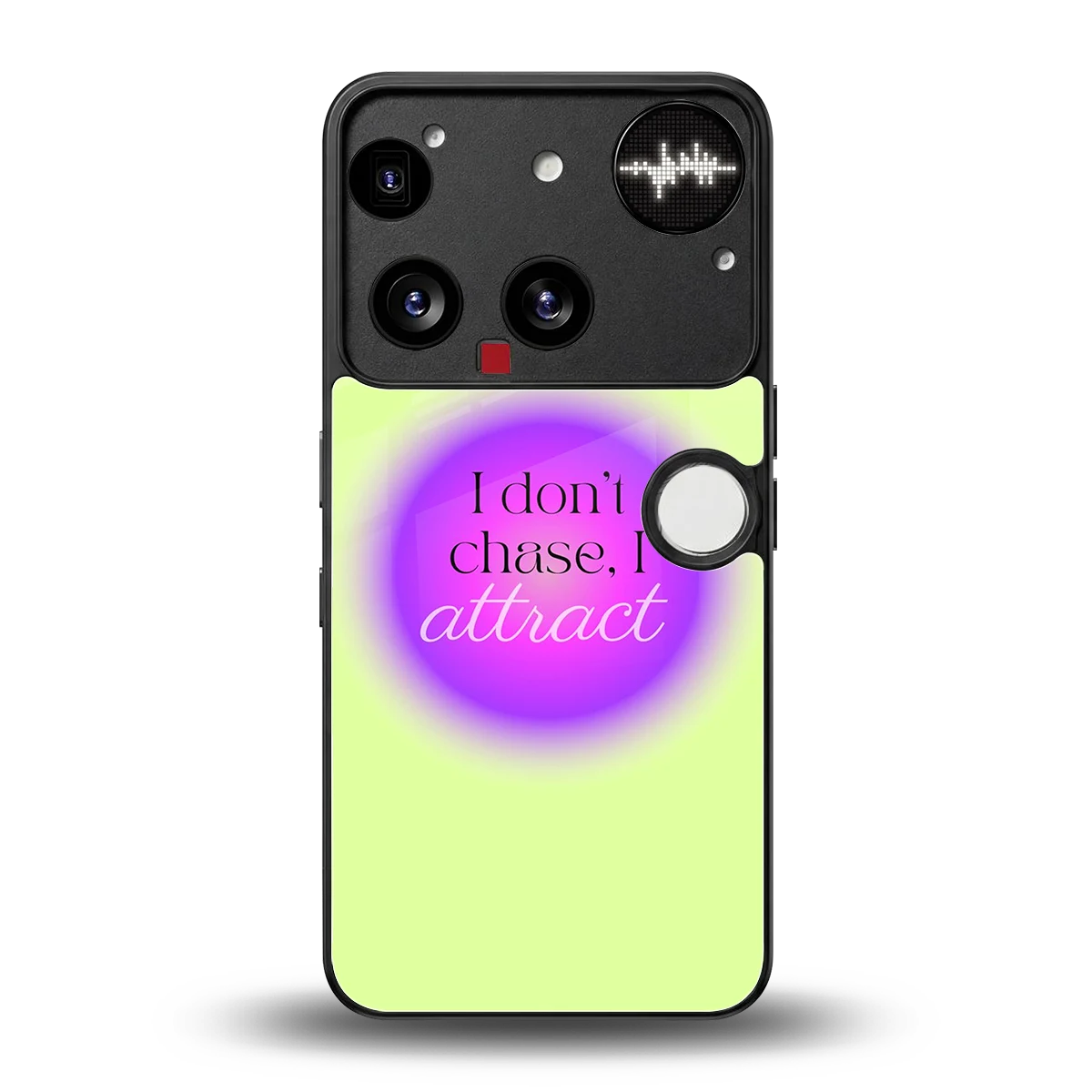 Vibe Magnet back phone cover | glass case for nothing phone 3