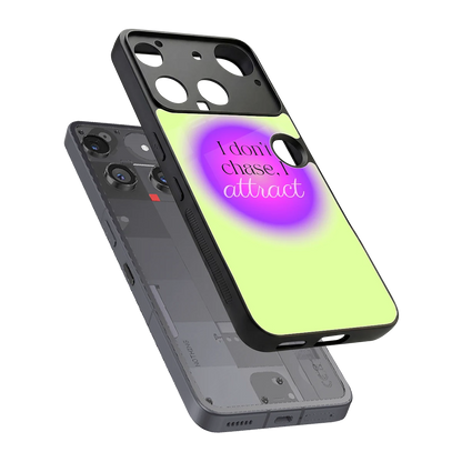 Vibe Magnet sleek nothing phone 3 cover with tempered glass back and TPU edges