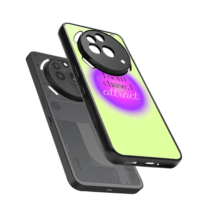 Vibe Magnet sleek nothing phone 3a pro cover with tempered glass back and TPU edges