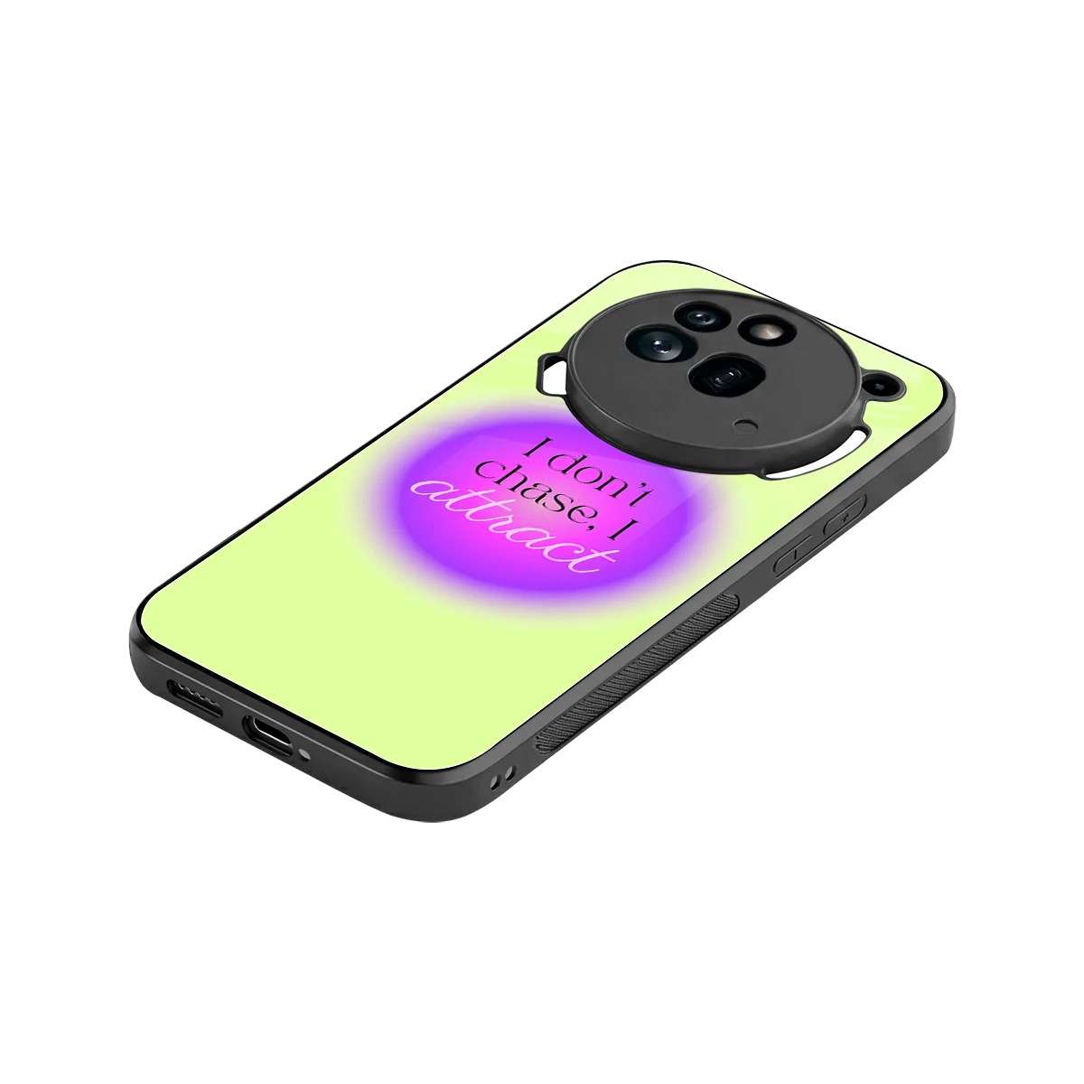 Vibe Magnet stylish phone case for nothing phone 3a pro | glossy glass and slim fit