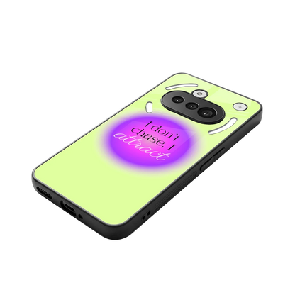 Vibe Magnet stylish phone case for nothing phone 3a | glossy glass and slim fit