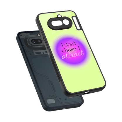 Vibe Magnet sleek nothing phone 4a cover with tempered glass back and TPU edges