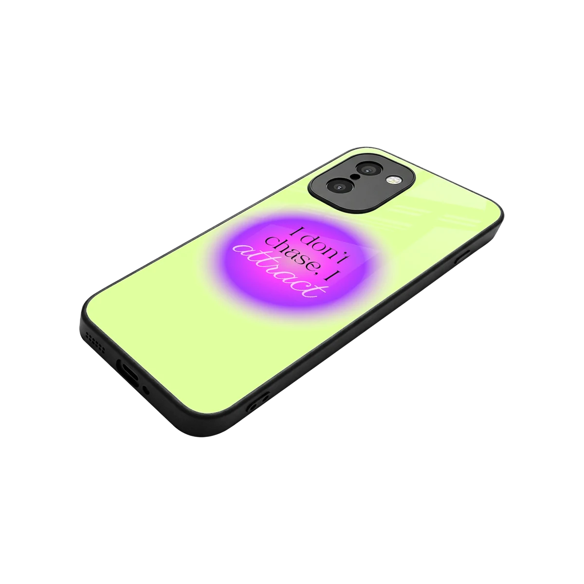 Vibe Magnet stylish phone case for oneplus 15r | glossy glass and slim fit